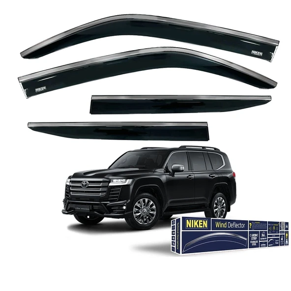 NİKEN Toyota land cruiser lc300 cam rüzgarlığı kromlu niken 2021+ ürün görseli 1