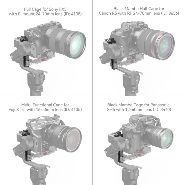 SmallRig 4196 DJI RS 3 Mini  için  Genişletilmiş Dikey Kol - Resim 5