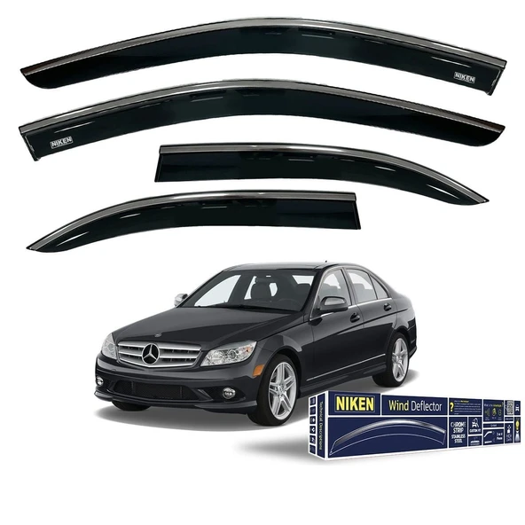 NİKEN Mercedes w204 cam rüzgarlığı kromlu niken 2007 / 2012 ürün görseli 1