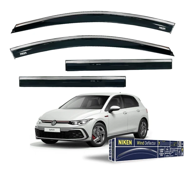 NİKEN Vw golf 8 cam rüzgarlığı kromlu niken 2021+ ürün görseli 1
