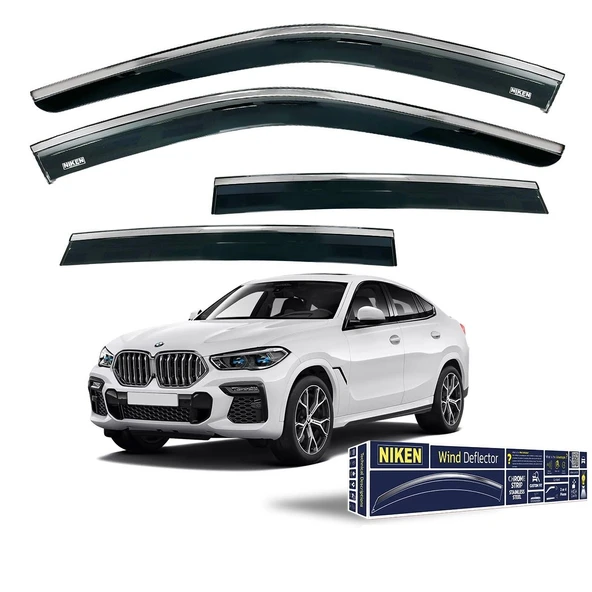 NİKEN Bmw x6 g06 cam rüzgarlığı kromlu niken 2020+ ürün görseli 1