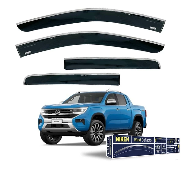 NİKEN Vw amarok cam rüzgarlığı kromlu niken 2023+ ürün görseli 1
