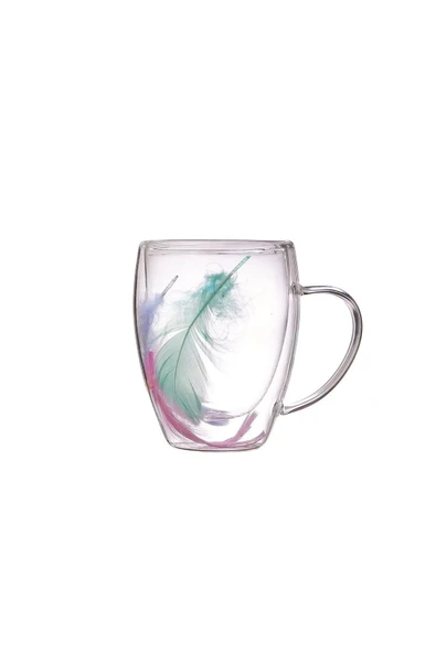 Perotti Double Feather Çift Cidarlı Kupa 350 ml - Resim 3