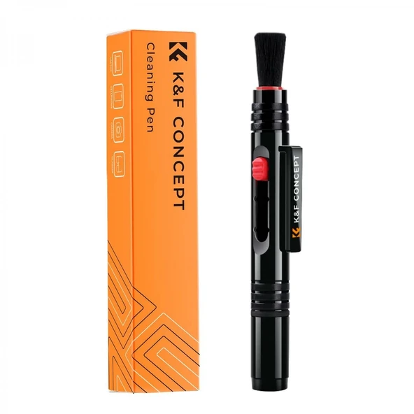 K&F Concept  KF1691 Çift Taraflı Karbon Başlık Lens Temizleme Kalemi ürün görseli 1