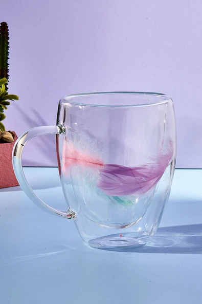 Perotti Double Feather Çift Cidarlı Kupa 350 ml ürün görseli 1