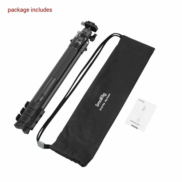 SmallRig 4060 AP-10 Karbon Fiber Tripod - Resim 5