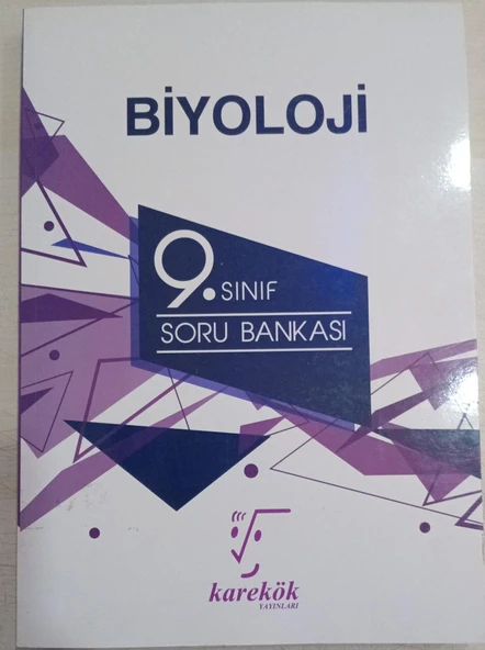 Karekök Yayınları 9.SINIF BİYOLOJİ SORU BANKASI ürün görseli 1
