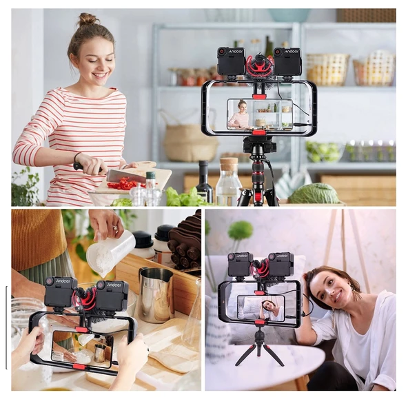 Andoer D9150 Akıllı Telefon Video Teçhizatı Kiti - Resim 7