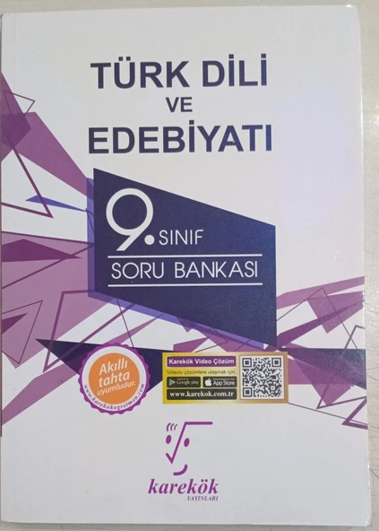 Karekök Yayınları Karekök 9. Sınıf Türk Dili Ve Edebiyatı Soru Bankası ürün görseli 1