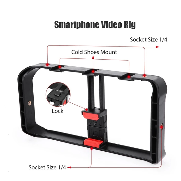 Andoer D9150 Akıllı Telefon Video Teçhizatı Kiti - Resim 6