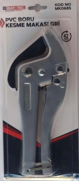 Pvc Boru Kesme Makası Gri Otomatik 42 Mm ürün görseli 1