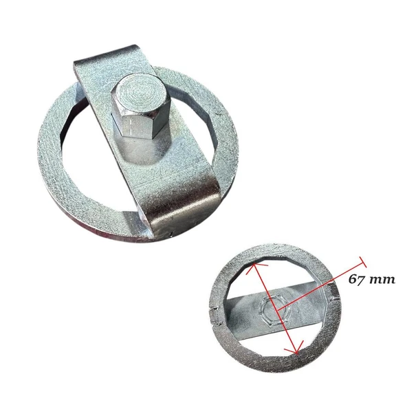 Motosiklet Yağ Filtresi Sökme Aparat 67mm ürün görseli 1