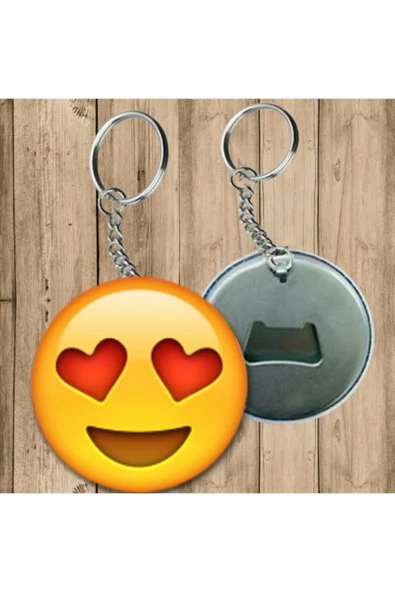 Kalpli Surat Emoji Anahtarlık - Açacaklı Anahtarlık ürün görseli 1
