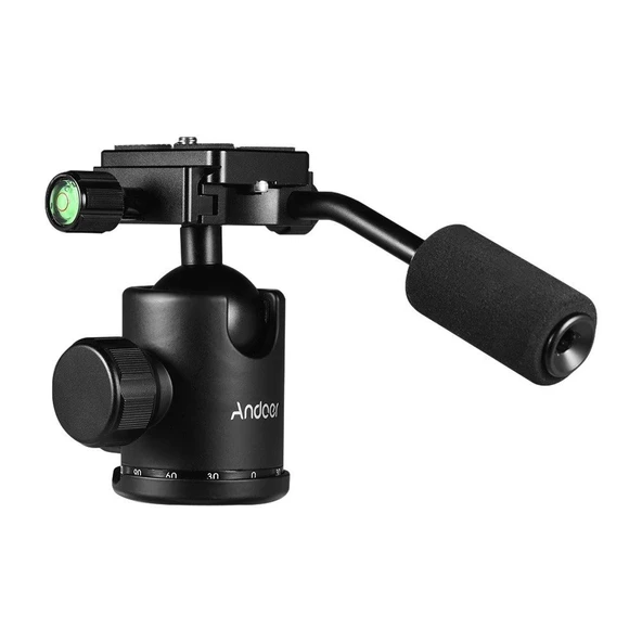 Andoer D6092 360 Derece Dönen Panoramik Top Kafa - Resim 2
