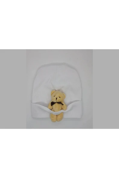 Peluş Ayıcıklı Bere ürün görseli 1