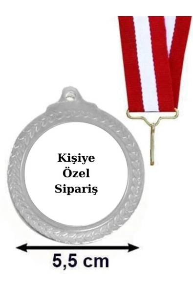 Kişiye Özel Gümüş Madalya - Gri Madalya - Ödül Madalyaı ürün görseli 1