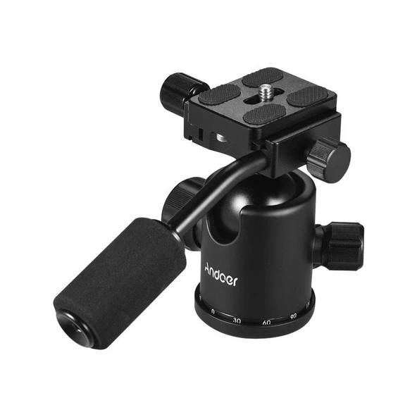 Andoer D6092 360 Derece Dönen Panoramik Top Kafa ürün görseli 1