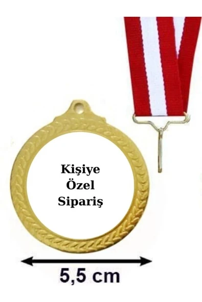 Kişiye Özel Gold Madalya - Ödül Madalyası- Altın Madalya ( 20 Adet ) ürün görseli 1