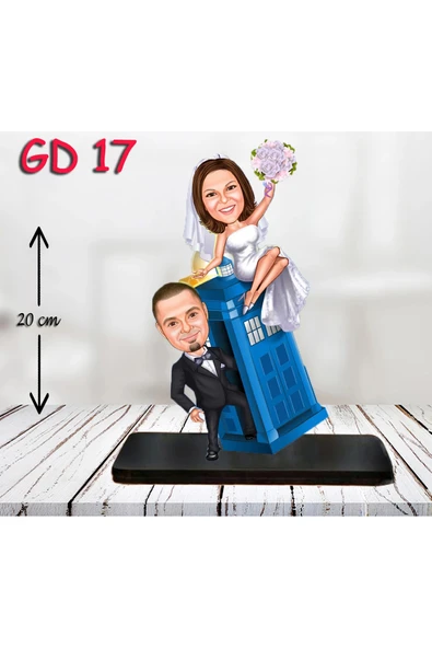 Kişiye Özel Ahşap Biblo - Düğün Biblo 8 ( 3D Biblo ) ürün görseli 1