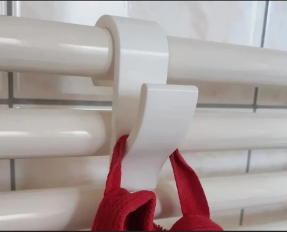 6 adet Duşakabin Havlupan Petek Banyo Mutfak Kancalı Havlu Bornoz Askısı ürün görseli 1