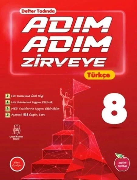 8. Sınıf LGS Türkçe Adım Adım Zirveye Newton Yayınları ürün görseli 1