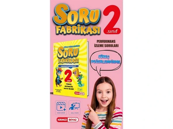 Kırmızı Beyaz 2.Sınıf Süreç Değerlendirme Soru Fabrikası Yeni ürün görseli 1