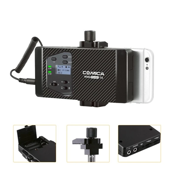 Comica CVM-WS60 Combo Kamera ve Telefon Mikrofonu - Resim 2