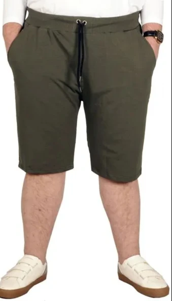 Büyük Beden Erkek Kapri Straight Basic C20500 Haki ürün görseli 1