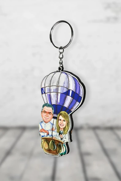 Kişiye Özel Karikatür Tasarım Anahtarlık ürün görseli 1