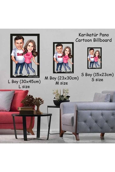 Kişiye Özel Pano - Karikatür Pano - Kişiye Özel Tablo ürün görseli 1