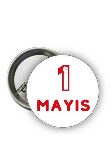 1 Mayıs Rozet - İşçi Bayramı Rozetleri ( Model 2 ) ürün görseli 1