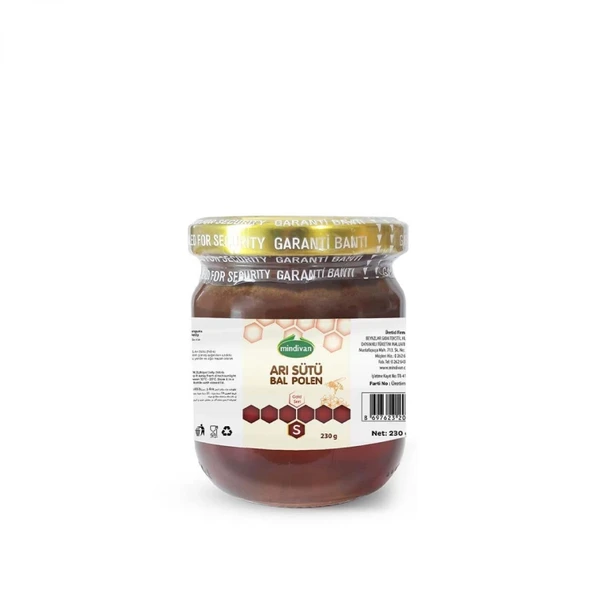 Mindivan Arı Sütü Bal Polen (Süper) 230g - Resim 3