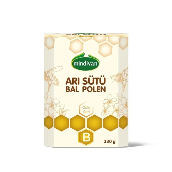 Mindivan Arı Sütü Bal Polen (Bebe) 230g - Resim 2