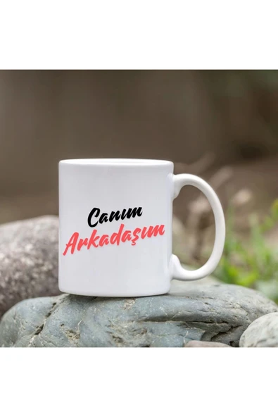 Canım Arkadaşım Bardağı - Canım Arkadaşımlı Bardak ürün görseli 1