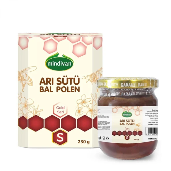 Mindivan Arı Sütü Bal Polen (Süper) 230g ürün görseli 1