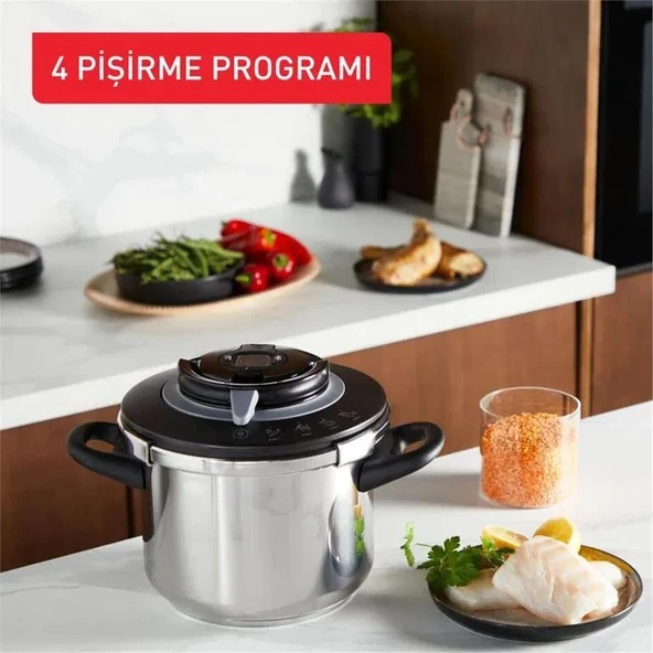 TEFAL CLIPSO CHEF 6 LİTRE DÜDÜKLÜ TENCERE - Resim 8