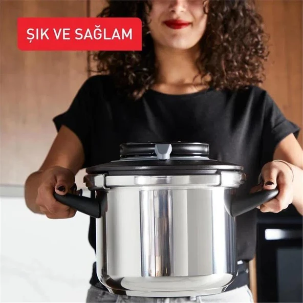 TEFAL CLIPSO CHEF 6 LİTRE DÜDÜKLÜ TENCERE - Resim 3