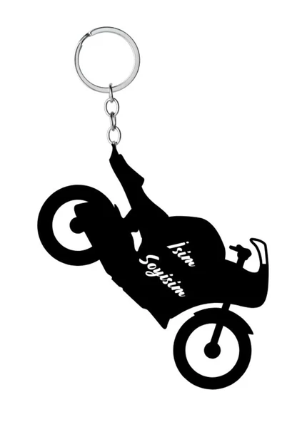 Kişiye Özel Motor Anahtarlığı - İsim Yazılı Anahtarlık ürün görseli 1