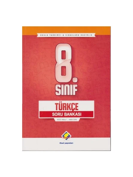 Final Yayınları 8. Sınıf Türkçe Soru Bankası - Yeni - Necdet Akbulut - Hakan Turan ürün görseli 1