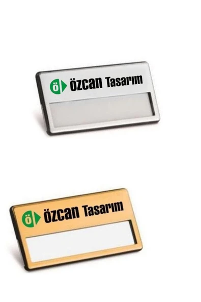 Kişiye Özel Yaka Kartı - Firmalara Özel Yaka Kartı - Mıknatıslı ( 10 Adet ) ürün görseli 1