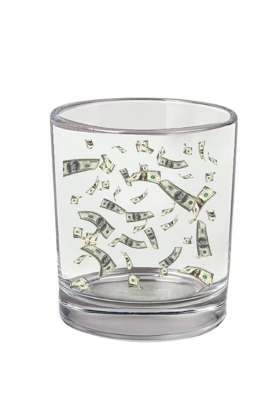 Dolar Baskılı Viski Bardağı - Para Baskılı Bardak ürün görseli 1
