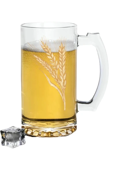 Arpa Baskılı Bira Bardağı - Bira Bardak ürün görseli 1