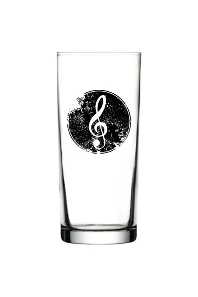 Nota Baskılı Rakı Bardağı - Müzik Model Rakı Bardağı ürün görseli 1