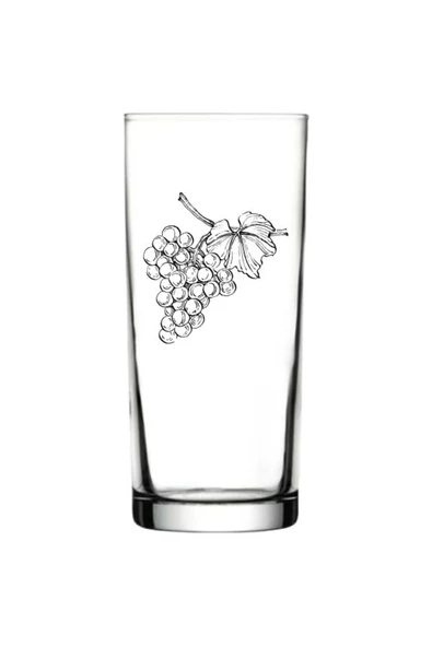 Üzüm Baskılı Rakı Bardağı - Üzümlü Rakı Bardağı ürün görseli 1