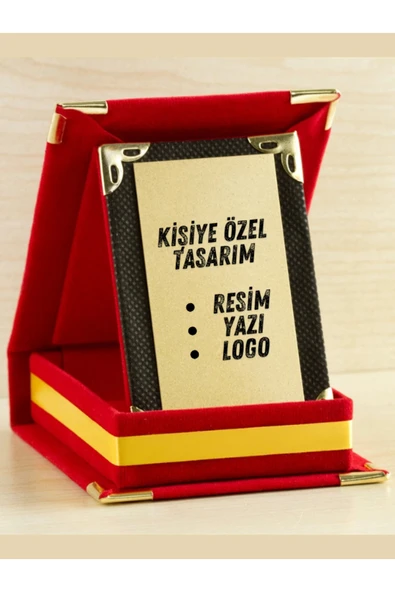 Kişiye Özel Mini Plaket - Resimli Plaket - Hediyelik Plaket ürün görseli 1