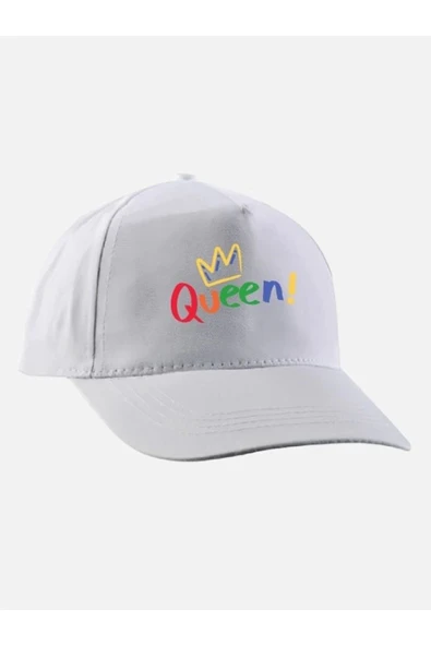 Queen Baskılı Şapka - Queen Şapkası - Kraliçe Şapkası ürün görseli 1