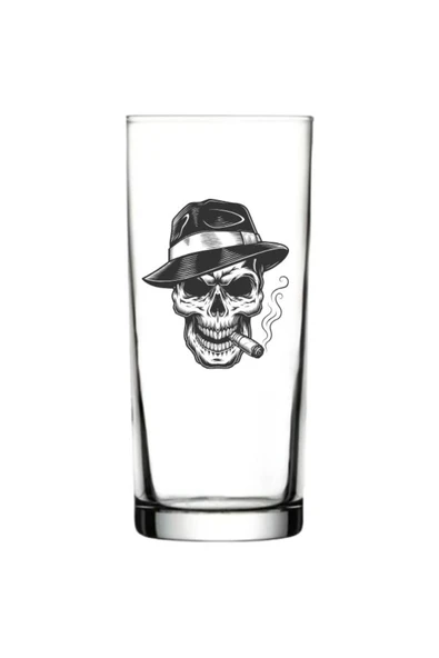 Kuru Kafa Baskılı Rakı Bardağı - Kuru Kafalı Rakı Bardağı ürün görseli 1