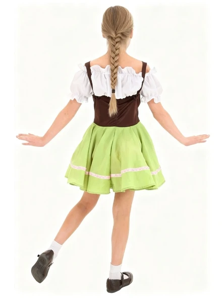 Oktoberfest Alman Kadın Kostümü - Resim 4