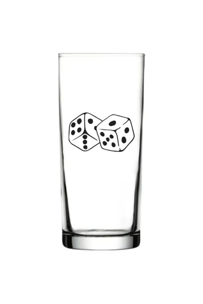 Zar Baskılı Rakı Bardağı - Zarlı Rakı Bardağı ürün görseli 1