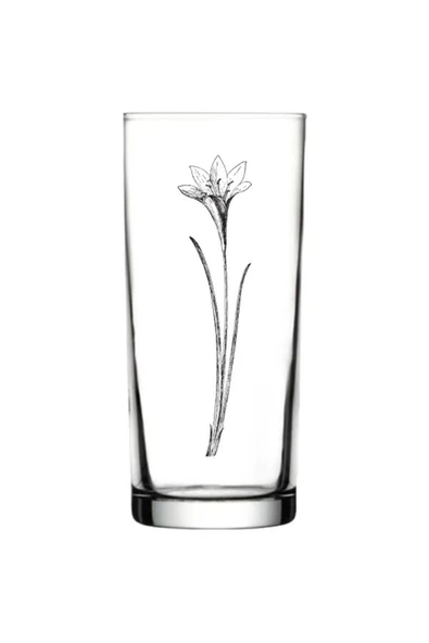 Çiçek Baskılı Rakı Bardağı - Çiçekli Rakı Bardağı ürün görseli 1